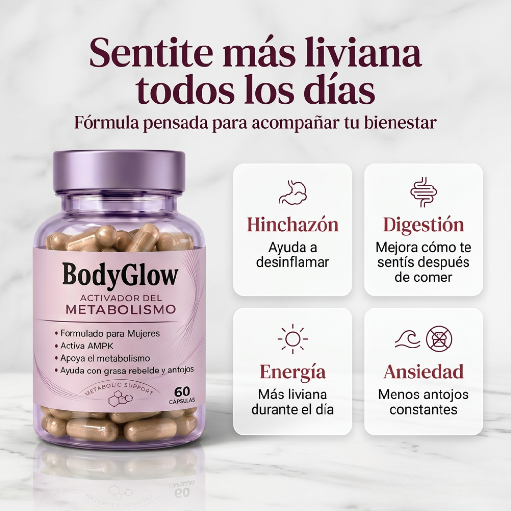 BodyGlow® — Reactivá tu metabolismo y elimina grasa rebelde en 21 días.